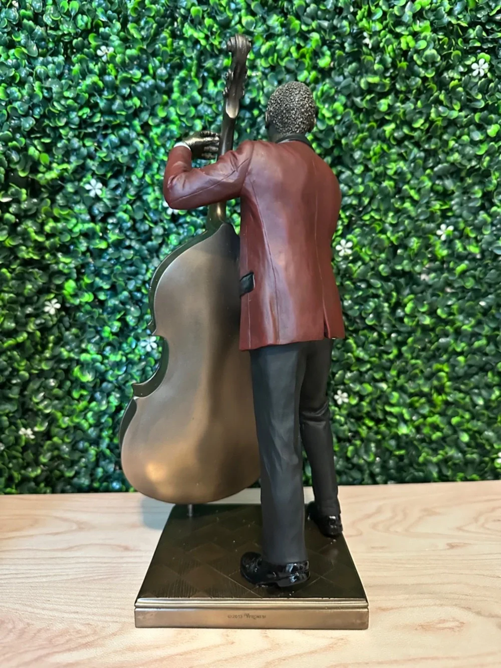 Studio Collection Jazz Band Double Bass Player Statue Figurine New - Picture 4 of 6